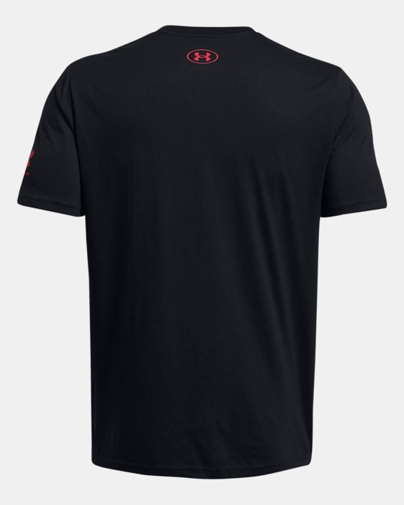 Men's UA EFC Short Sleeve in Black image number 3